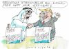 Cartoon: Toleranz (small) by Jan Tomaschoff tagged trump,toleranz,islam