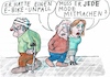 Cartoon: Unfall (small) by Jan Tomaschoff tagged unfall,ebike,pedelec
