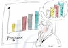Cartoon: Wachstumsprognose (small) by Jan Tomaschoff tagged wirtschaft,wachstum,aufschwung