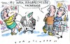 Cartoon: wegbrechende Nachfrage (small) by Jan Tomaschoff tagged wirtschaft,nachfrage,krise