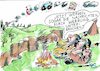 Cartoon: Werbung (small) by Jan Tomaschoff tagged werbung,tv,nachrichten