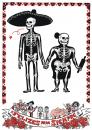 Cartoon: felizes para siempre (small) by stevz tagged skull,calavera,marriage,wedding,poster,silk,stevz