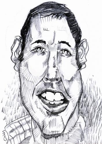 Cartoon: Adam Sandler (medium) by MRDias tagged caricature