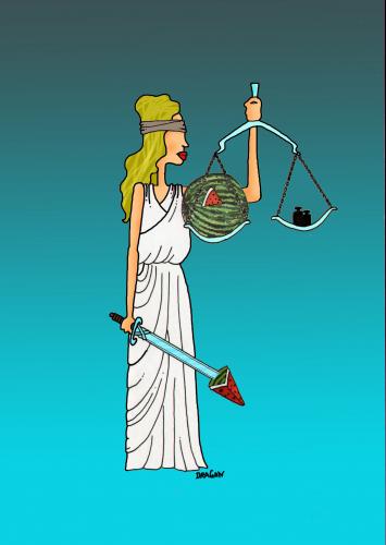 Cartoon: justicija (medium) by draganm tagged justice
