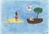 Cartoon: merchant (small) by draganm tagged merchant desert island economy price politics