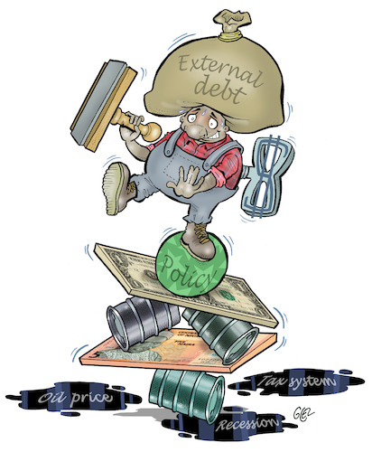 Cartoon: Recession (medium) by Damien Glez tagged economy,political,debt,budget,money,taxes,recession,economy,political,debt,budget,money,taxes,recession