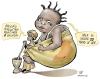 Cartoon: African Population (small) by Damien Glez tagged population,africa
