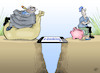 Cartoon: ebanking (small) by Damien Glez tagged ebanking,money,savings,banks