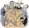 Cartoon: Influence in Africa (small) by Damien Glez tagged influence,in,africa,petroleum,political,power