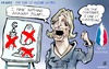 Cartoon: marine le pen (small) by Damien Glez tagged marine,le,pen