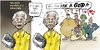 Cartoon: Nelson Mandela (small) by Damien Glez tagged nelson,mandela