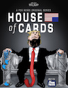 Cartoon: Trumps House of cards (small) by Damien Glez tagged house,of,cards,united,states,america,donald,trump,american,president