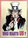 Cartoon: US? (small) by Damien Glez tagged usa