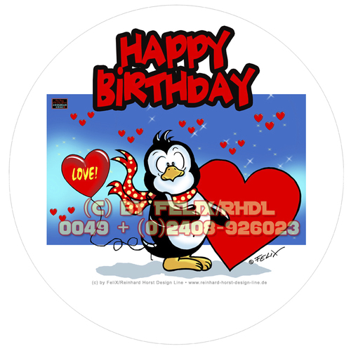 Cartoon: Torten Verpackungs Design (medium) by FeliXfromAC tagged reinhard,horst,design,line,aachen,illustration,comic,zeichner,comix,comiczeichner,illustrator,torten,verpackung,pinguin,animal,niedlich,mascot,happy,birthday,felixfromac