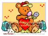 Cartoon: Bobbo der Bär - Love You! (small) by FeliXfromAC tagged bobbo,the,bear,bär,tiere,animals,niedlich,whimsical,hadyogo,wallpaper,felix,alias,reinhard,horst,ecard,glück,greetings,glückwünsche,love,liebe