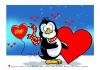 Cartoon: Perdita Pingo-In Love! (small) by FeliXfromAC tagged nice,animals,tiere,tier,logos,sympathiefiguren,mascots,wallpapers,characters,characterdesign,figuren,hey,melde,dich,whimsical,felix,alias,reinhard,horst,design,line,red,love,herzen,beziehung,aachen,pinguin,perdita,pingo,penguine,greeting,card,birthday