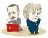Cartoon: merkel und erdogan (small) by illustrita tagged man,mann,portrait,celebrity,prominenter,politics,politik,merkel,erdogan,frau,woman,
