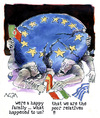Cartoon: Euro family (small) by AGRA tagged economics,crisis,recession