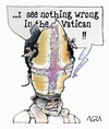 Cartoon: Vatican 2012 (small) by AGRA tagged church,vatican,pope
