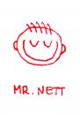 Cartoon: Mr. Nett (small) by volkertoons tagged cartoon volkertoons illustration kritzelei männeken männchen strichmännchen low art