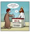 Cartoon: Wein und Wunder (small) by volkertoons tagged jesus christus humor christ religion wine wonders wein wunder cartoon volkertoons