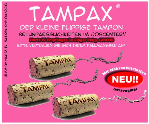 Cartoon: Tampax (medium) by cartoonist_egon tagged tampax,intim,intravaginal,hygiene