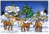 Cartoon: 5 Sterne Imbißkutsche (small) by cartoonist_egon tagged ren,elch,winter,sterne,hotel,wald