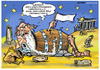 Cartoon: Diogenes sprach (small) by cartoonist_egon tagged greece politik kredite eu krise bankrott