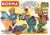 Cartoon: Norma (small) by cartoonist_egon tagged norma,discounter