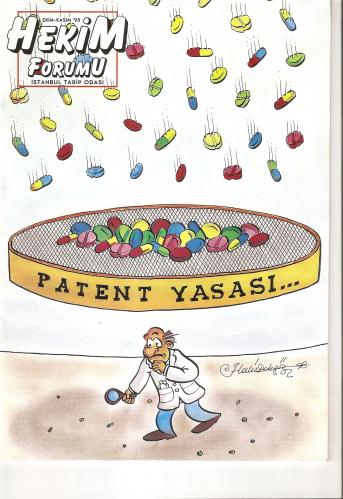 Cartoon: drug patent law in Turkey (medium) by halisdokgoz tagged drug,patent,law,in,turkey,halis,dokgoz