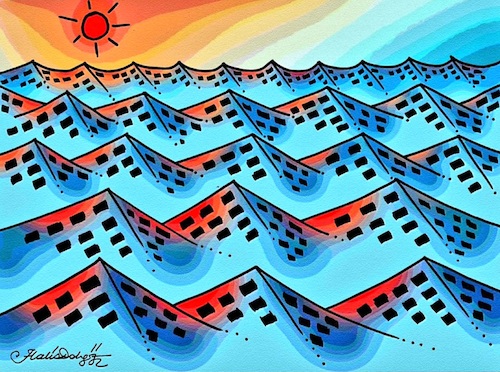 Cartoon: Floods (medium) by halisdokgoz tagged floods