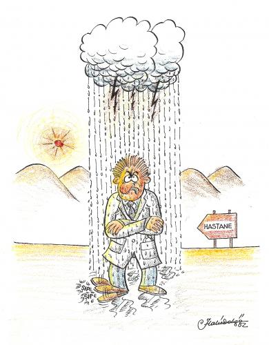 Cartoon: rainman or turkish medicaldoctor (medium) by halisdokgoz tagged rainman,or,turkish,medical,doctor,halis,dokgoz