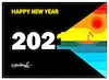 Cartoon: HAPPY NEW YEAR 2021 (small) by halisdokgoz tagged happy,new,year,2021