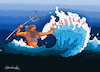 Cartoon: Mucilage Sorry Poseidon (small) by halisdokgoz tagged mucilage,sorry,poseidon