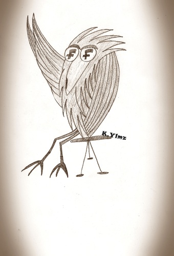 Cartoon: Freedom (medium) by KenanYilmaz tagged freedom,bird,birds