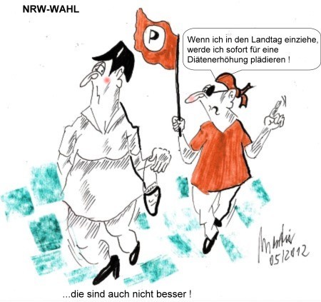 Cartoon: Piraten (medium) by quadenulle tagged cartoon