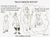 Cartoon: Das Vermächtnis (small) by quadenulle tagged bundeskanzlerin,tischmanieren,vermächtnis,kohlprotokolle,politik,bücher