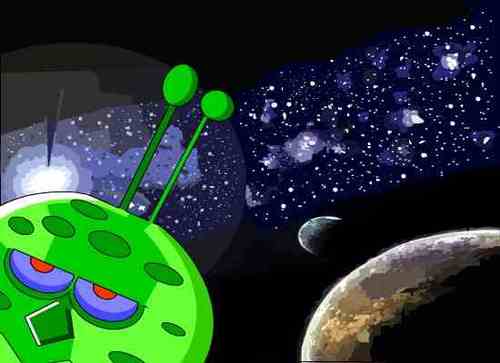Cartoon: Ebene 7 (medium) by Tricomix tagged mangold,space,alian,moon,mars