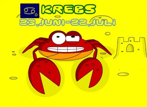 Cartoon: Krebs (medium) by Tricomix tagged sternzeichen,geburtstag,krebs,himmel,sonne,mond