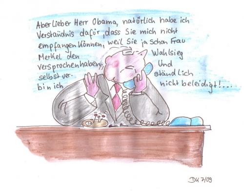 Cartoon: Voodoo (medium) by dorthe tagged steinmeier