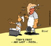 Cartoon: Tonys first pizza (small) by Wunschcartoon tagged pizza,pizzapitch,essen,italy,eating,dinner,restaurant