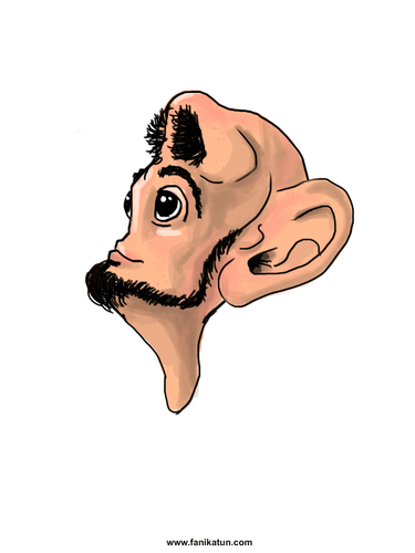 Cartoon: Nosehead (medium) by Ahmedfani tagged weird,nose