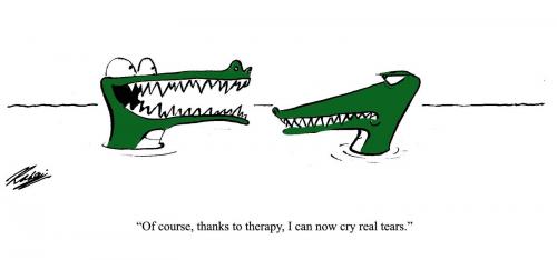 Cartoon: Keep Falling (medium) by pinkhalf tagged cartoon,animal,humour,therapy