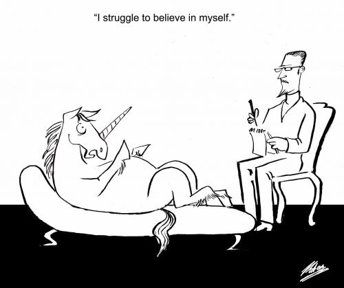 Cartoon: The Couch (medium) by pinkhalf tagged cartoon,animal,fantasy,doctor