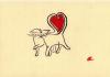 Cartoon: The Love Cats (small) by pinkhalf tagged cartoon,animal,love