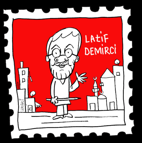Cartoon: Latif Demirci (medium) by Hayati tagged latif,demirci,istanbul,karikaturist,portrait,portre,hayati,boyacioglu,latif,demirci,istanbul,karikaturist,portrait,portre,hayati,boyacioglu