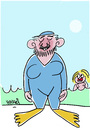 Cartoon: Burkini Urteil (small) by Hayati tagged burkini,schülerin,moslem,islam,bikini,burka,urteil,bundesverwaltungsgericht,berlin,hayati,boyacioglu