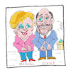 Cartoon: Merkel - Schulz (small) by Hayati tagged martin,schulz,spd,angela,merkel,cdu,koalition,wahlen,in,deutschland,germany,almanya,koalisyon,cartoon,hayati,boyacioglu