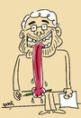 Cartoon: systemkonforme karikaturist ... (small) by Hayati tagged systemkonforme,karikaturist,talih,memecan,sabah,yalaka,hayati,boyacioglu,berlin