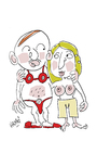 Cartoon: Torsten und Henriette (small) by Hayati tagged torsten,henriette,klammottentausch,rollentausch,liebe,love,ask,hayati,boyacioglu